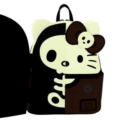 NYCC Limited Edition Sanrio Hello Kitty Skeleton Costume Glow Mini Backpack - Image 5