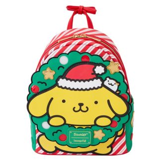 Sanrio Exclusive Pompompurin Santa Hat Light Up Mini Backpack