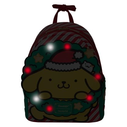 Sanrio Exclusive Pompompurin Santa Hat Light Up Mini Backpack - Image 4
