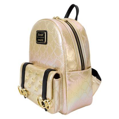 Sanrio Hello Kitty 50th Anniversary Metallic Gold Mini Backpack - Image 4