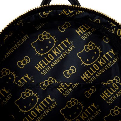 Sanrio Hello Kitty 50th Anniversary Metallic Gold Mini Backpack - Image 7