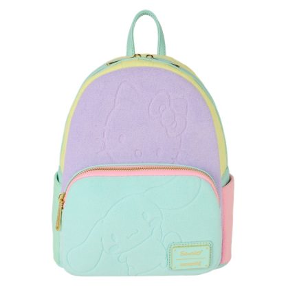 SDCC Limited Edition Hello Kitty & Friends Color Block Terry Cloth Mini Backpack