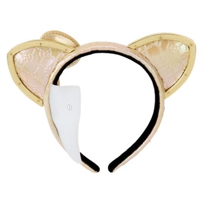 Sanrio Hello Kitty 50th Anniversary Metallic Gold Ear Headband - Image 4