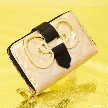 Sanrio Hello Kitty 50th Anniversary Gold Zip Around Wallet - Image 2