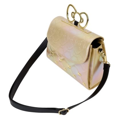 Sanrio Hello Kitty 50th Anniversary Metallic Gold Crossbody Bag - Image 5