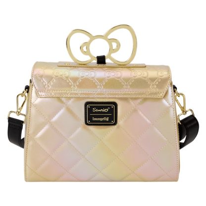 Sanrio Hello Kitty 50th Anniversary Metallic Gold Crossbody Bag - Image 6