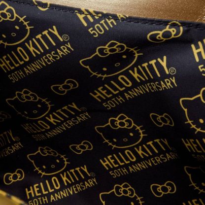 Sanrio Hello Kitty 50th Anniversary Metallic Gold Crossbody Bag - Image 7