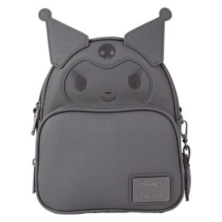 Sanrio Kuromi Monochrome Cosplay Convertible Mini Backpack & Crossbody Bag