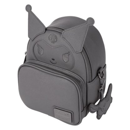 Sanrio Kuromi Monochrome Cosplay Convertible Mini Backpack & Crossbody Bag - Image 4
