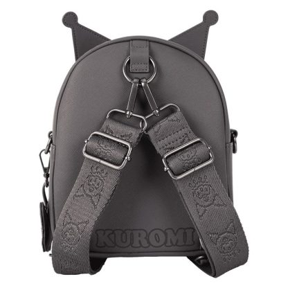 Sanrio Kuromi Monochrome Cosplay Convertible Mini Backpack & Crossbody Bag - Image 6