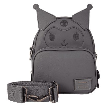 Sanrio Kuromi Monochrome Cosplay Convertible Mini Backpack & Crossbody Bag - Image 8