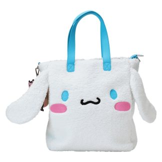 Sanrio Cinnamoroll Cosplay Sherpa Tote Crossbody Bag With Coin Bag