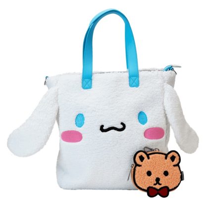 Sanrio Cinnamoroll Cosplay Sherpa Tote Crossbody Bag With Coin Bag - Image 4