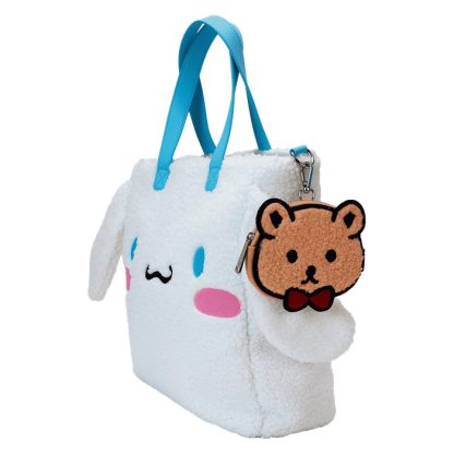 Sanrio Cinnamoroll Cosplay Sherpa Tote Crossbody Bag With Coin Bag - Image 8