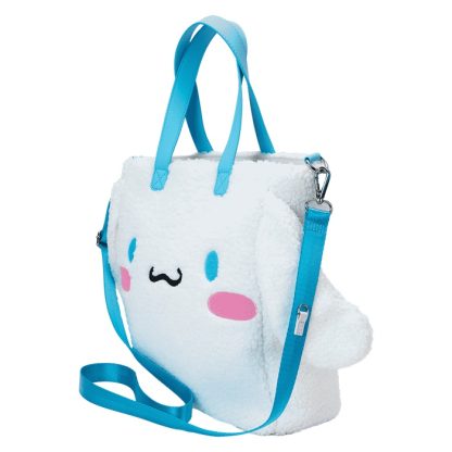 Sanrio Cinnamoroll Cosplay Sherpa Tote Crossbody Bag With Coin Bag - Image 9
