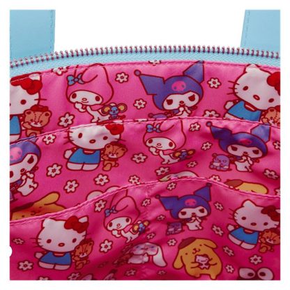 Sanrio Cinnamoroll Cosplay Sherpa Tote Crossbody Bag With Coin Bag - Image 12