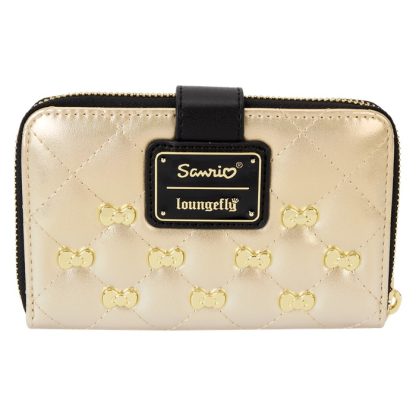 Sanrio Hello Kitty 50th Anniversary Gold Zip Around Wallet - Image 5