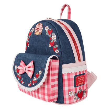 Strawberry Shortcake Denim Gingham Mini Backpack - Image 3