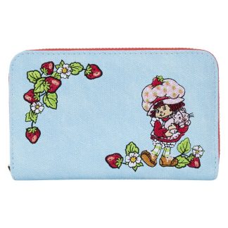 Strawberry Shortcake Denim Zip Around Wallet