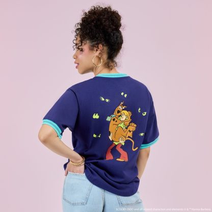 Scooby-Doo™ & Shaggy Glow Unisex Ringer Tee - Image 2