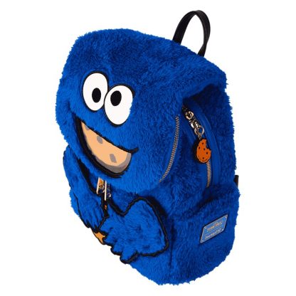 Sesame Street Cookie Monster Plush Cosplay Mini Backpack With Coin Bag - Image 10