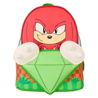 Sonic The Hedgehog Limited Edition Knuckles Emerald Glitter Mini Backpack
