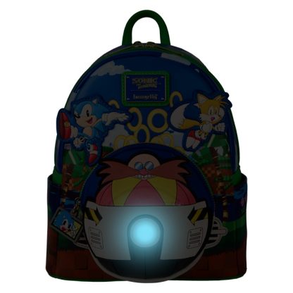 Sonic The Hedgehog Light Up Mini Backpack - Image 3