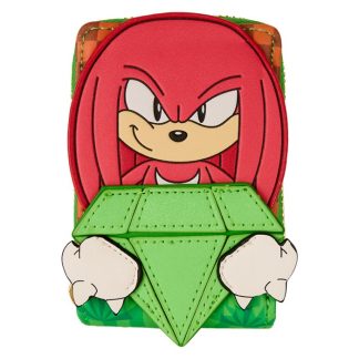Sonic The Hedgehog Limited Edition Knuckles Emerald Glitter Accordion Wallet