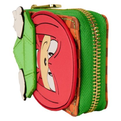 Sonic The Hedgehog Limited Edition Knuckles Emerald Glitter Accordion Wallet - Image 4