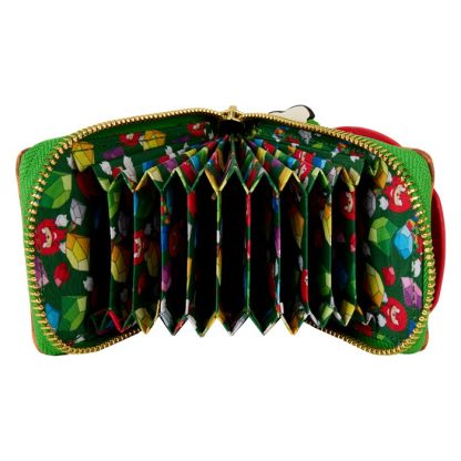 Sonic The Hedgehog Limited Edition Knuckles Emerald Glitter Accordion Wallet - Image 6