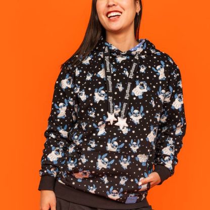 Stitch Ghost Costume All-Over Print Unisex Hoodie - Image 11