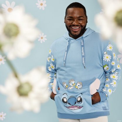 Stitch Springtime Daisy Cosplay Unisex Hoodie - Image 2
