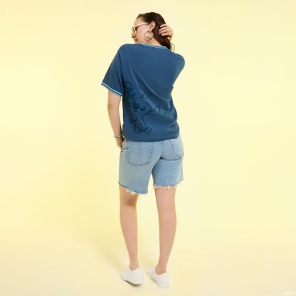 Stitch Patch Unisex Ringer Tee - Image 3