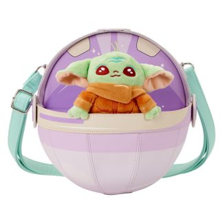 The Mandalorian Grogu Figural Pod Plush Crossbody Bag