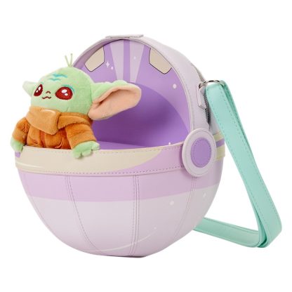The Mandalorian Grogu Figural Pod Plush Crossbody Bag - Image 5