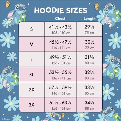 Stitch Springtime Daisy Cosplay Unisex Hoodie - Image 4
