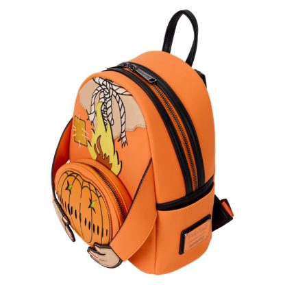 Trick 'R Treat Flaming Pumpkin Head Sam Light Up Glow Mini Backpack - Image 6