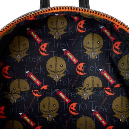Trick 'R Treat Flaming Pumpkin Head Sam Light Up Glow Mini Backpack - Image 9