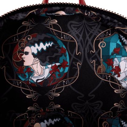 Universal Monsters The Bride Of Frankenstein Stained Glass Mini Backpack - Image 7