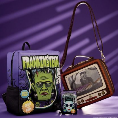 Universal Monsters Frankenstein Mask Glow Mini Backpack With Coin Bag - Image 4