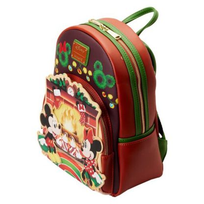 Mickey & Minnie Mouse Hot Cocoa Fireplace Mini Backpack - Image 3