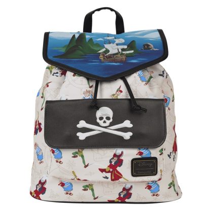 Peter Pan Exclusive Captain Hook Pirate Ship Drawstring Full-Size Backpack