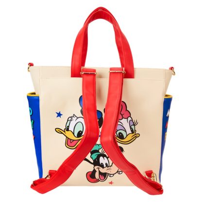 Mickey & Friends Classic Convertible Backpack & Tote Crossbody Bag - Image 7