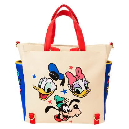Mickey & Friends Classic Convertible Backpack & Tote Crossbody Bag - Image 8