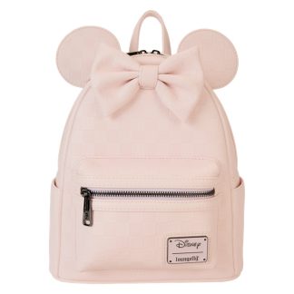 Minnie Mouse Checkered Texture Mini Backpack