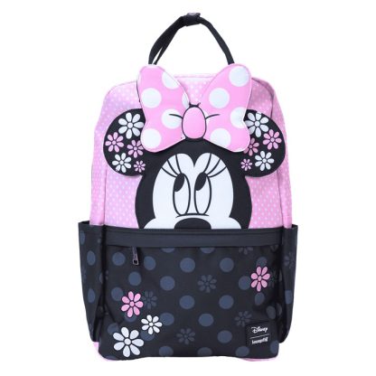 Minnie Mouse Floral Rock The Dots Full-Size Backpack