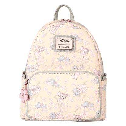 Stitch & Angel Cherry Blossom All-Over Print Mini Backpack