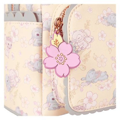 Stitch & Angel Cherry Blossom All-Over Print Mini Backpack - Image 8