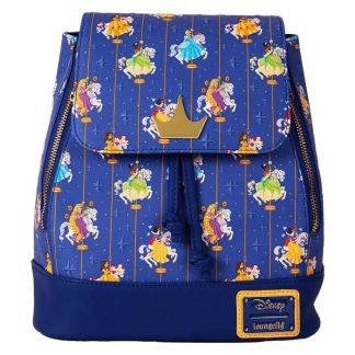 Disney Princess Carousel All-Over Print Drawstring Mini Backpack