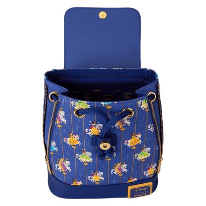 Disney Princess Carousel All-Over Print Drawstring Mini Backpack - Image 7
